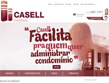 Tablet Screenshot of casellimoveis.com.br
